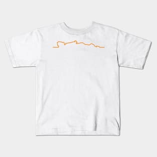 McLaren F1 Car Line Art - 2022 Model Kids T-Shirt